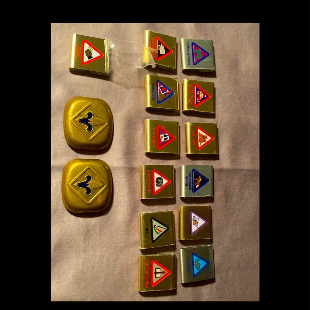 13 Boy Scout badges